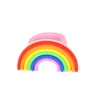 Cross-border rainbow ring, women's PVC soft rubber ring, silicone ring, children's cartoon ring, gift wholesale Item Picture